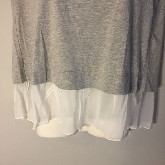 Mock Two-Piece Short-Sleeve Top - Picture 5 of 7